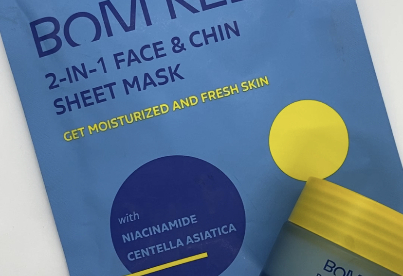 Bom Keeo Face and Neck mask and Day and Night Lip Mask